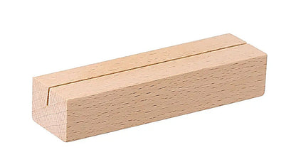 Houten Kaarthouder – 10 cm – Beukenhout – Natuurlijk & Tijdloos